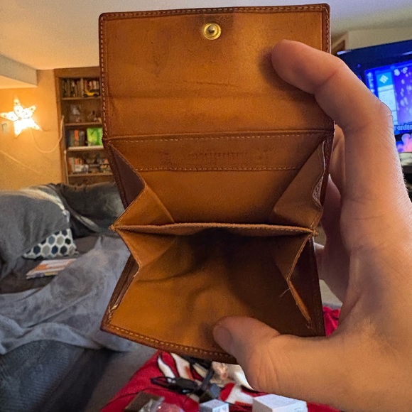 Authentic Vintage Celine Macadam Triomphe Bifold Wallet – Brown - Picture 5 of 9